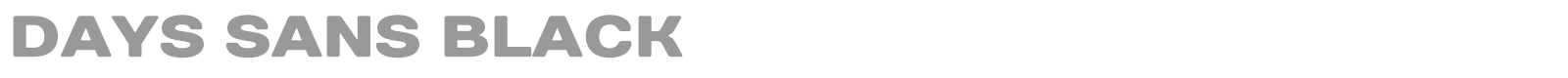 Days Sans Black font preview